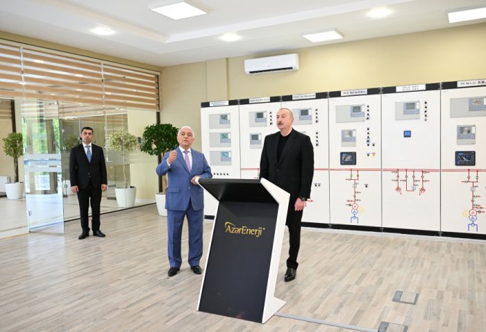    “Yevlax” qovşaq yarımstansiyasının açılışı olub    