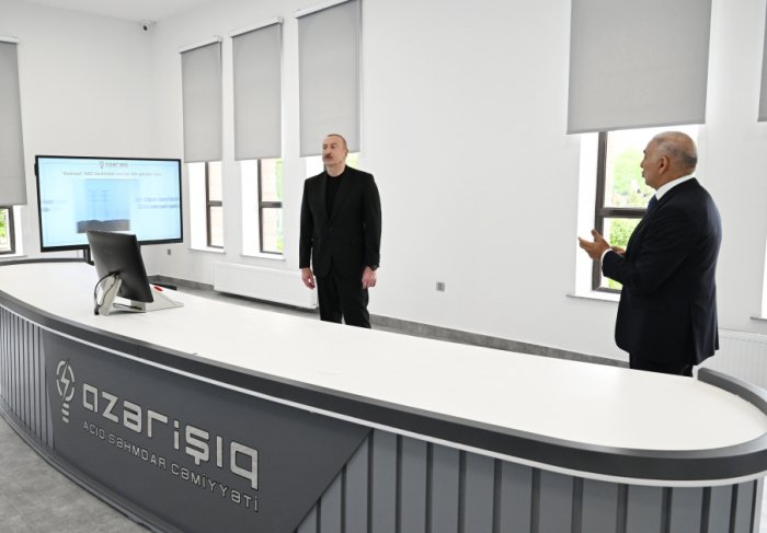  President Ilham Aliyev attended inauguration of Central Aran Regional SCADA Control Center in Yevlakh 