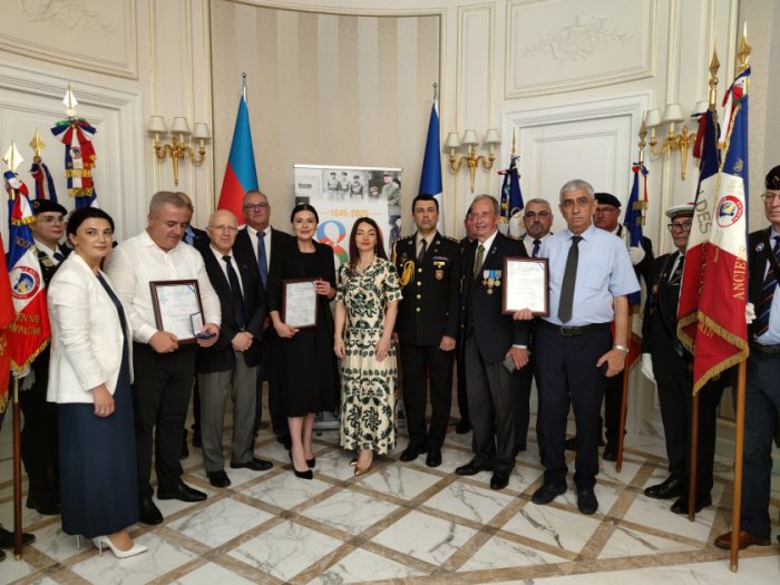  Memory of Azerbaijani partisans commemorated in Paris 