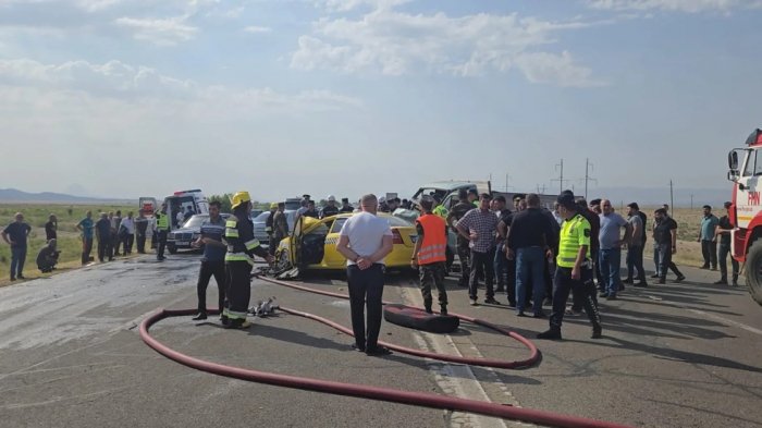 Naxçıvanda ağır yol qəzası baş verib