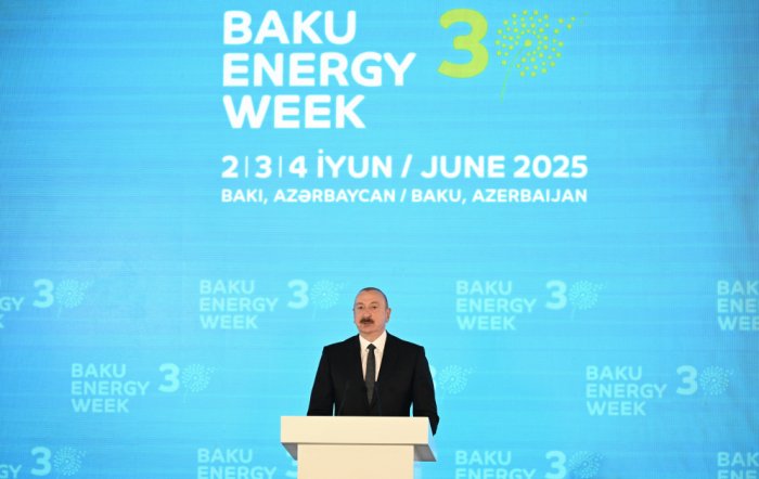  Azerbaijani President addresses official opening of events held as part of Baku Energy Week 