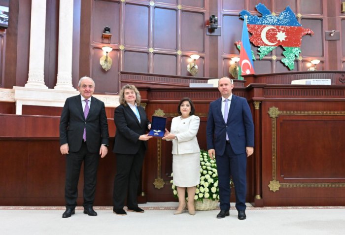 Azerbaijan Parliament Speaker bestowed with PABSEC honorary medal