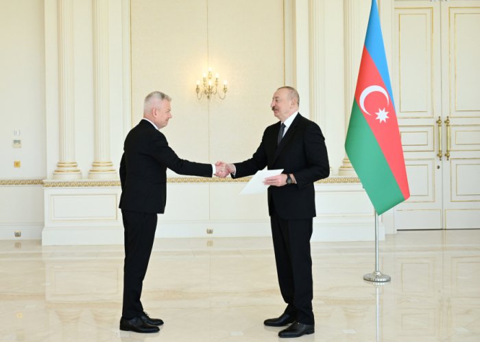   President Ilham Aliyev receives credentials of incoming Polish ambassador  