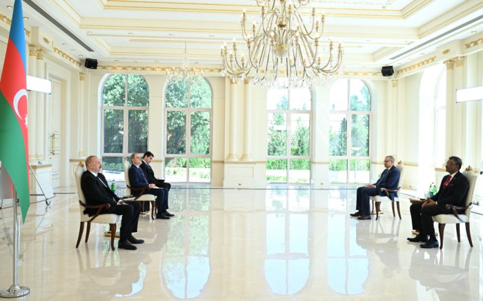 Azerbaijani President receives credentials of incoming ambassador of Sudan