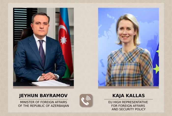 Ceyhun Bayramov Kaya Kallasla danışıb