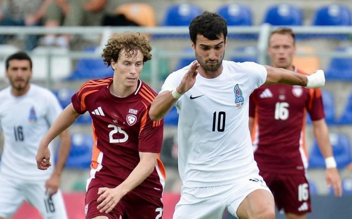   Freundschaftsspiel der aserbaidschanischen Nationalmannschaft gegen Lettland endete unentschieden  