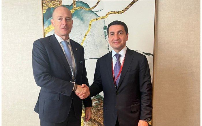   Hikmat Hajiyev meets with representative of Czech President