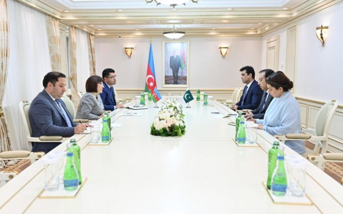 Sahibə Qafarova pakistanlı səfirlə görüşüb  

