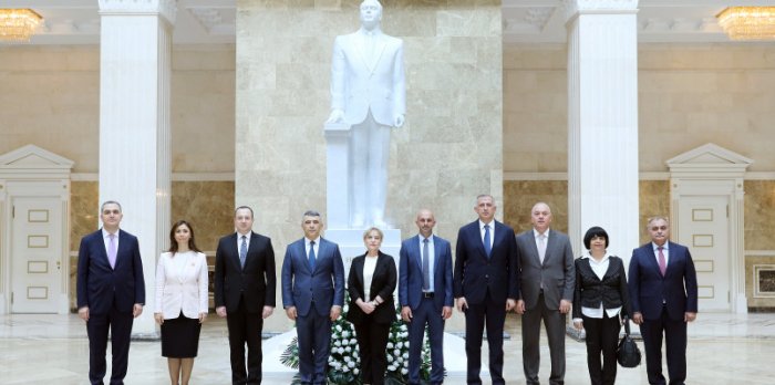 Gürcüstan Ali Məhkəməsinin nümayəndə heyəti ilə görüş keçirilib  
