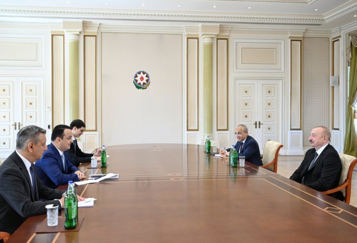  President Ilham Aliyev receives Uzbek minister 