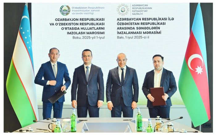   Zwischen Aserbaidschan und Usbekistan wurden eine Reihe von Dokumenten unterzeichnet  