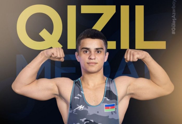 Azerbaijani wrestler crowned European champion