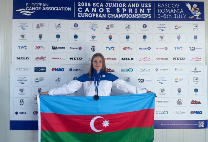 Azerbaijani female rower wins European bronze