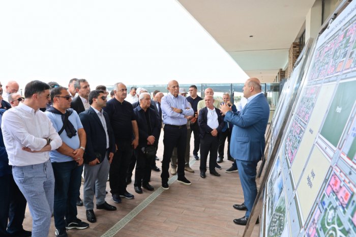 Azerbaijani political party leaders visit Aghdam