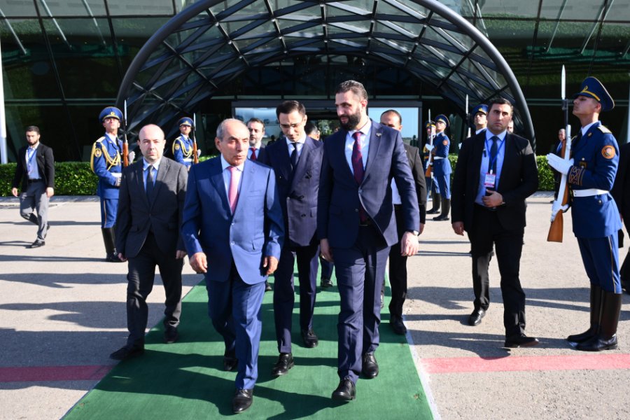 Transitional President of Syria Ahmad Al-Sharaa concludes visit to Azerbaijan