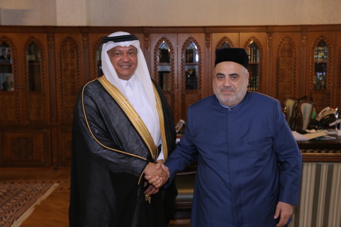   Chairman of Caucasus Muslims Office meets with Ambassador of Saudi Arabia to Azerbaijan  
