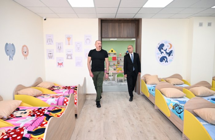  Ağdamda körpələr evi-uşaq bağçası istifadəyə verilib I FOTO 