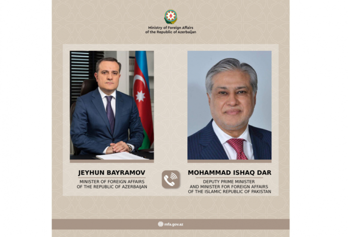  Azərbaycanın və Pakistanın xarici işlər nazirləri arasında telefon danışığı olub  