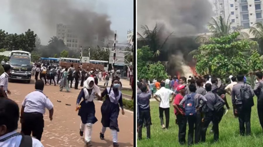 At least 19 killed as Bangladesh Air Force aircraft crashes into Dhaka college campus - UPDATED