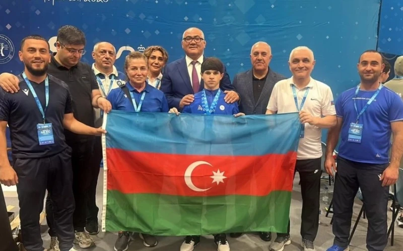 Azerbaijani young athlete claims gold medal in Madrid