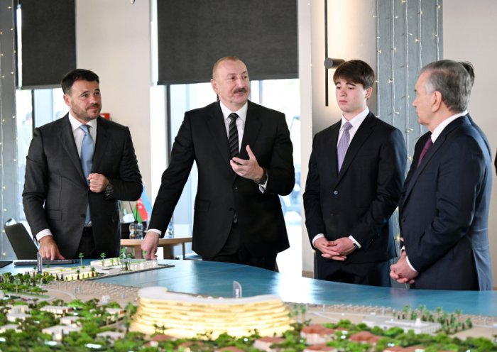   Azerbaijani and Uzbek Presidents visit Sea Breeze Resort  