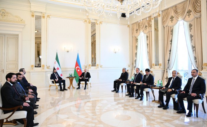   President Ilham Aliyev had expanded meeting with Syria
