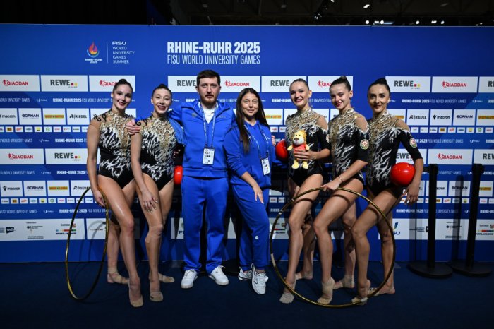   Azerbaijani gymnasts bag gold at 2025 FISU World University Games  