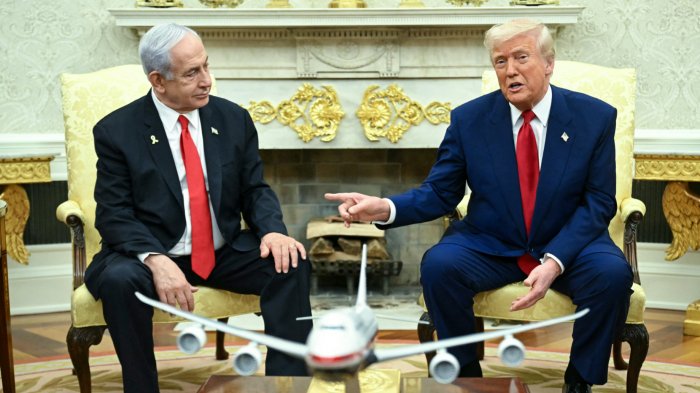       Tramp:    "Netanyahu ilə görüşəcəyik"   