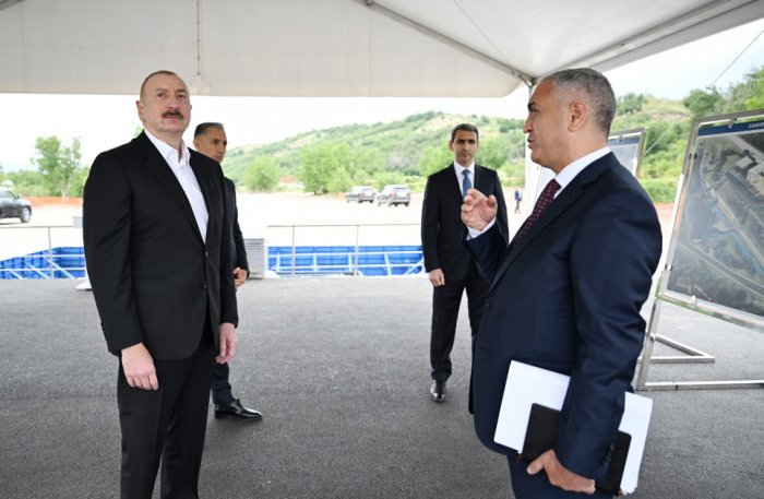    Xankəndi Dəmir Yolunun təməli qoyulub |  FOTOLAR    