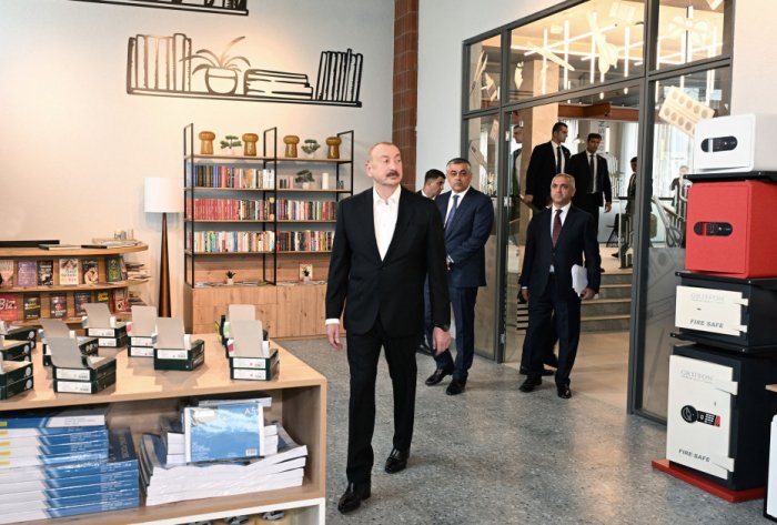   Prezident "Xankəndi" Biznes Mərkəzinin açılışında iştirak edib |  FOTOLAR   