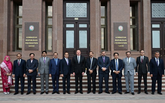 Prezident Pakistan Milli Assambleyasının sədrini qəbul edib |    FOTOLAR   