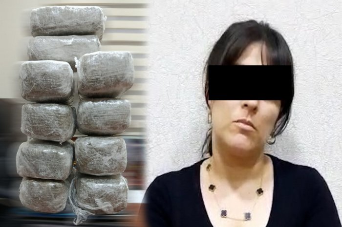 Qadından külli miqdarda narkotik vasitə götürülüb |    VİDEO   