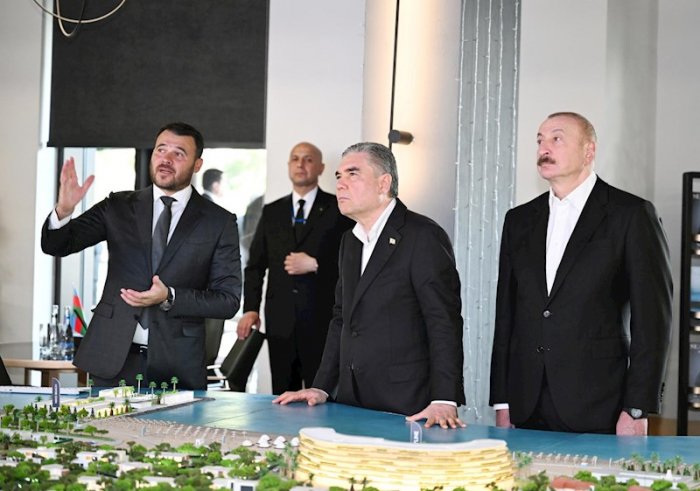   İlham Əliyev və Qurbanqulu Berdiməhəmmədov “Sea Breeze”də olublar —    FOTOLAR     
