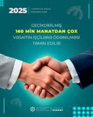 160 min manatdan çox gecikdirilmiş vəsait ödənilib
