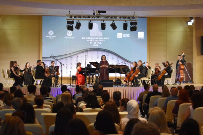 Azərbaycan Dövlət Kamera Orkestri Qəbələ Festivalında konsert verib    - FOTOLAR   