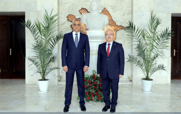 Turkish ambassador meets with Presidential Representative in Nakhchivan