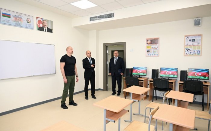    Ağdam şəhər 1 nömrəli məktəbin binasının açılışı olub  I FOTO    