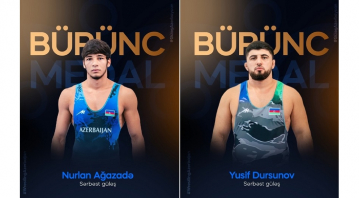 İki güləşçimiz dünya çempionatında bürünc medal qazanıb  

