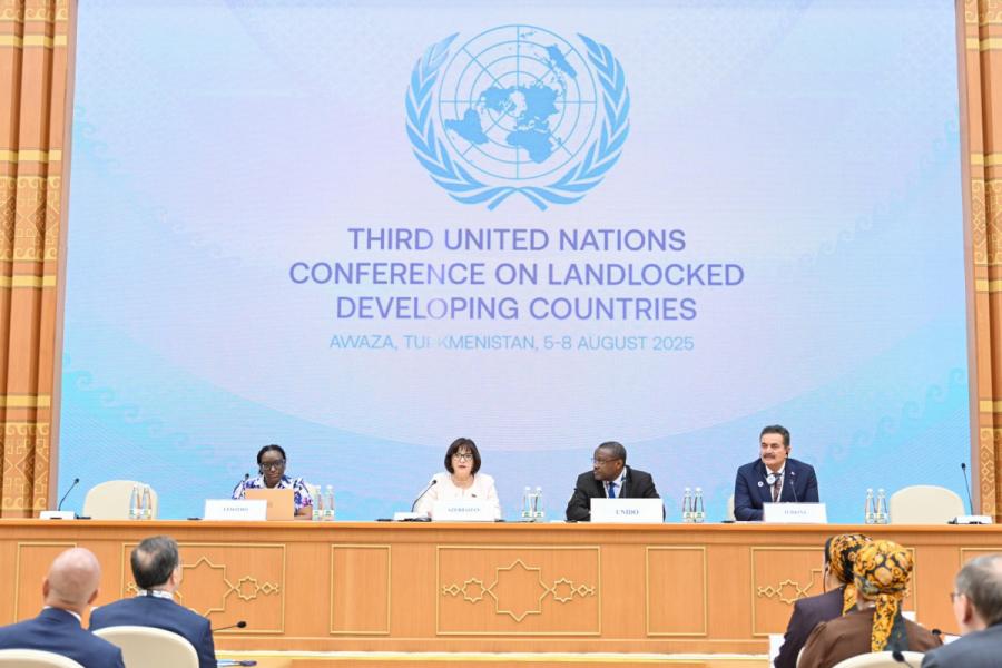 Azerbaijani Parliament Speaker addresses Parliamentary Forum held as part UN conference in Turkmenistan