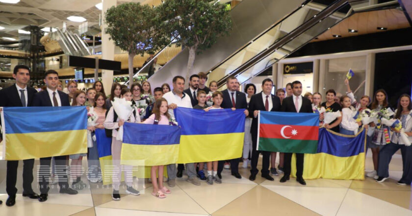 30 more Ukrainian children brought to Azerbaijan for rehabilitation