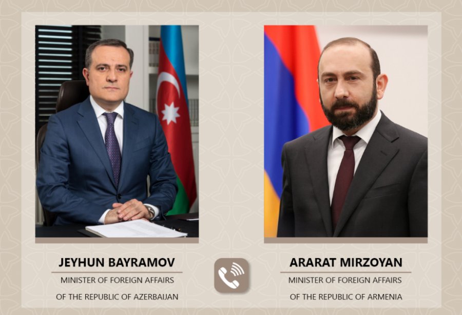   Azerbaijani, Armenian FMs hold phone conversation  