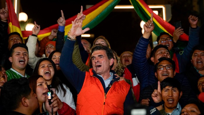 Bolivia set to elect first non-left wing president in two decades