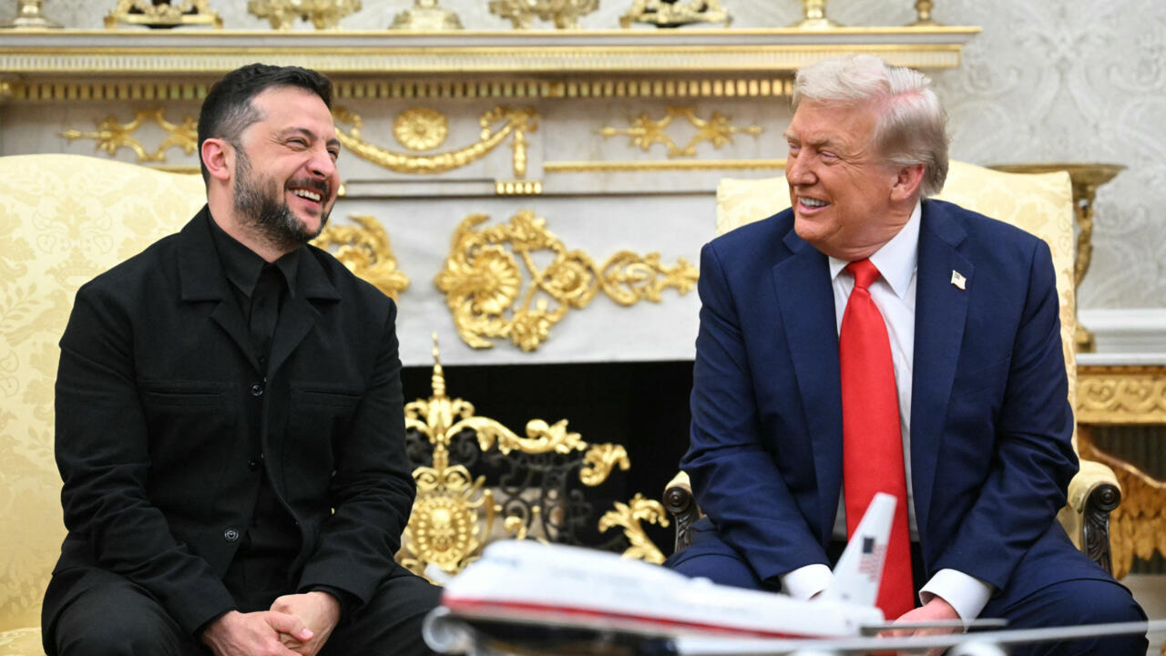   Trump and Zelenskiy joke about suits and future elections  