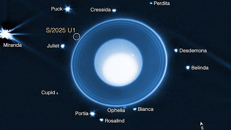   Neuer Uranus-Mond entdeckt - "kleiner, aber bedeutender Fund"  