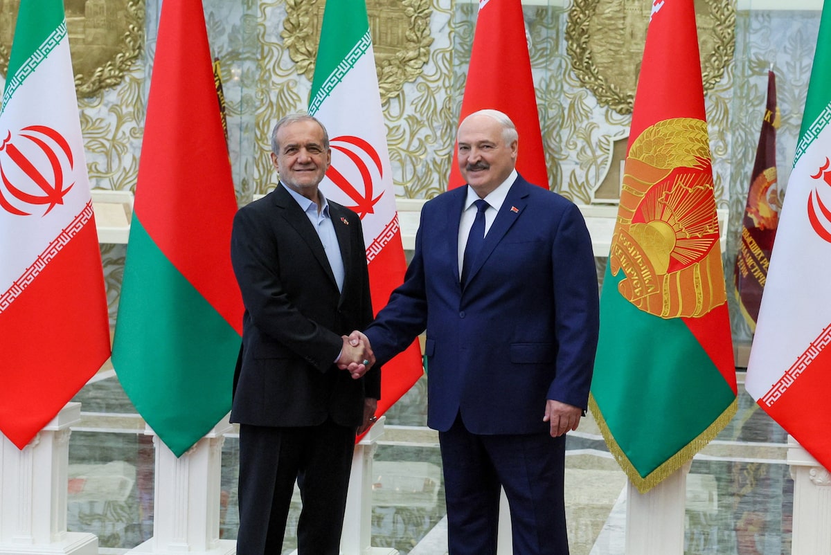 Belarus and Iran, both friends of Putin, plan to strengthen military and broader ties