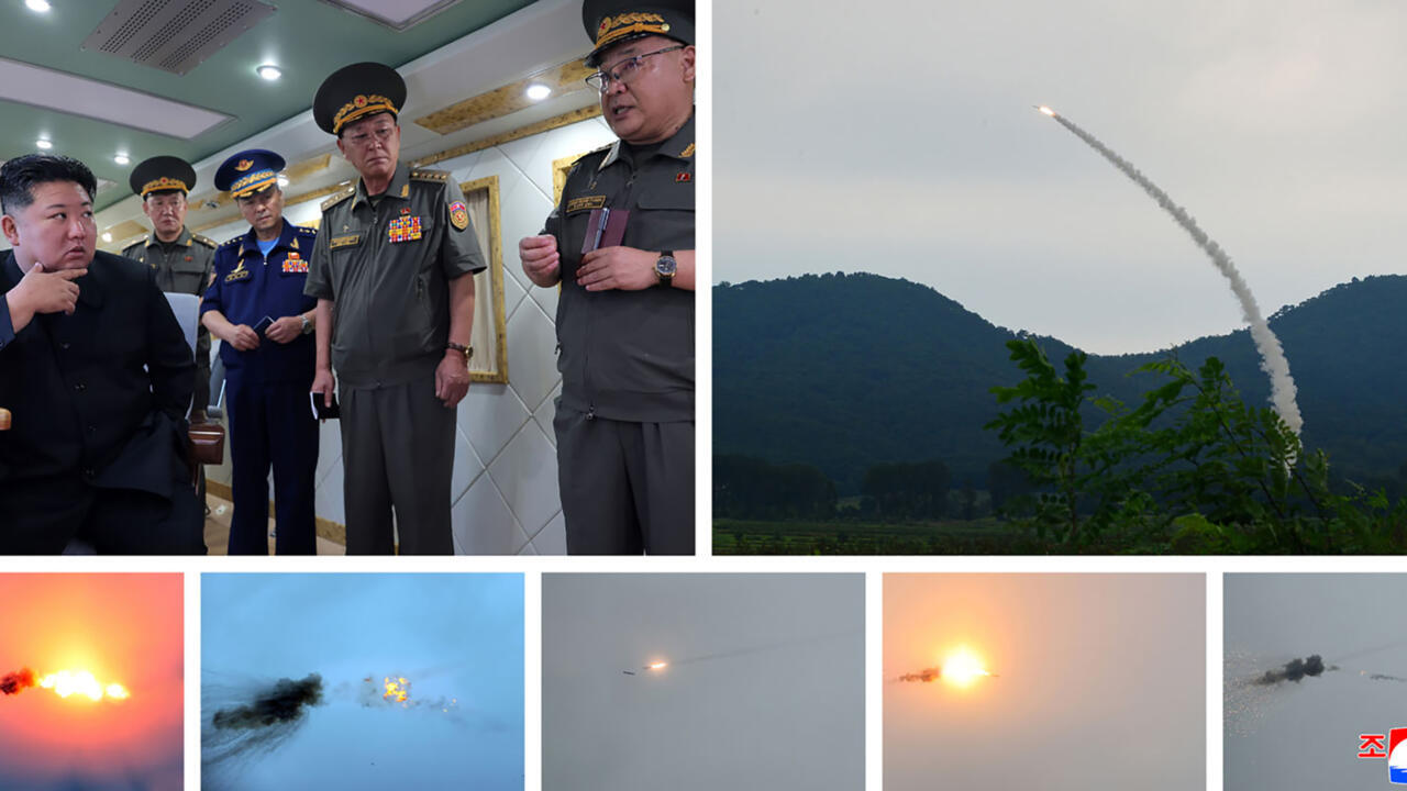 North Korea test-fires two new air defence missiles