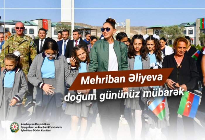 Keçmiş köçkünlər Mehriban Əliyevanı təbrik ediblər