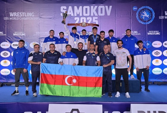  Azerbaijan wrestling team ranks third at U-20 World Championships 