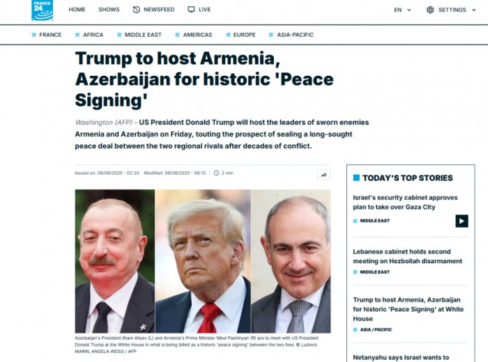   Upcoming meeting between Azerbaijani, Armenian leaders in global media spotlight  