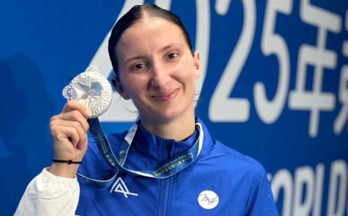 Karateçimiz Çində gümüş medal qazanıb